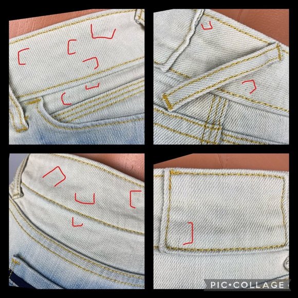 Princess Vera Wang Born To Rule Juniors 7 Ombre Cuffed Fringe Hem Denim Shorts - Picture 7 of 12